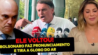 AGORA Bolsonaro tira a Globo do ar Presidente rompe o silêncio e faz pronunciamento sobre o Xandão [upl. by Ulane]