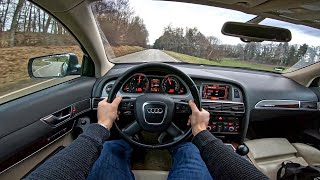 Audi A6 C6 30 TDI 233 HP Allroad Quattro 2007  POV Test Drive [upl. by Barron530]