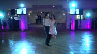 Amanda Figueroa Sweet 16 sixteen Dance mixquotbachatasalsa with Ernesto Palma [upl. by Jaclyn]