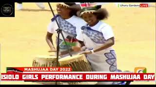 Isiolo girls performance during mashujaa dayuhuru gardenisiolo [upl. by Eletnahc553]