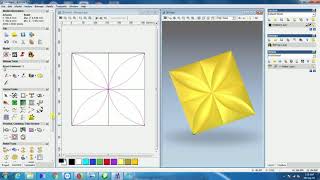 3D WALL DECOR PATTERN MAKING TUTORIAL IN ARTCAM 2008 [upl. by Bringhurst675]