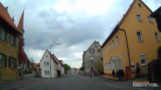 D Eschenau Markt Eckental Landkreis ErlangenHöchstadt Ortsdurchfahrt April 2016 [upl. by Lalla]