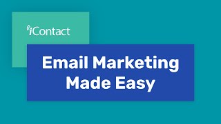 iContact Makes Email Marketing Easy [upl. by Magda]