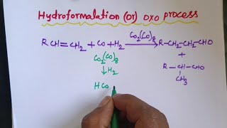 hydroformylation or oxo process [upl. by Triny]