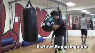 first day at boxing gym EsNews [upl. by Noyek819]