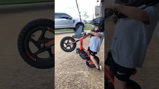 Lil Bro is a Wheelie Machine [upl. by Toile422]