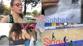 SPOR LİSESİ YETENEK SINAVI  VLOG ⛹🏼‍♀️ [upl. by Zap176]