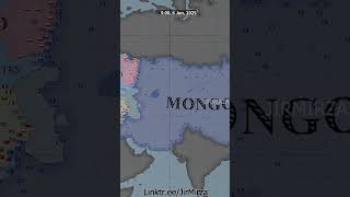 NATO Vs Mongol Empire hoi4 timelapse shorts history maptrending nato mongolia ww2 [upl. by Nivrac]