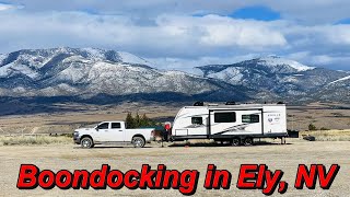 Boondocking in Ely Nevada [upl. by Nerhe617]