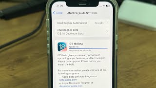 iPhone 12 recebendo atualização do iOS 18 [upl. by Manwell]