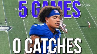 Film Breakdown  Jalin Hyatt is the Most DISSAPOINTING Player on the Giants [upl. by Evania]