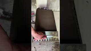 Zigzag cement mortar stainless steel making tools Good tools can increase work efficiency [upl. by Harli147]