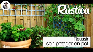 Printemps  planter un potager en pots sur un balcon ou une terrasse [upl. by Petracca]