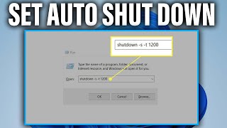 How To Set Auto Shut Down Timer On windows 11  Easy Way [upl. by Reffinnej]