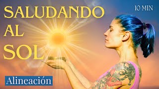 Yoga  Saludo al Sol  Surya Namaskar [upl. by Ahsiekal]