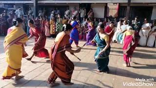 Folk dance  Kolattam  Angadippuram brahmina samooham [upl. by Marlette]