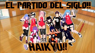 El partido del siglo Karasuno vs nekoma en VRCHAT [upl. by Bartholomeo622]