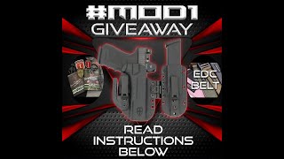 1 Minute Out and CampG Holsters announce giveaway for August [upl. by Atteuqahs634]