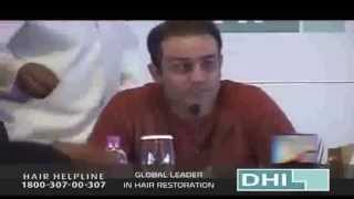 Virender Sehwag Hair Transplant Result  DHI India Best Hair Transplant Clinic [upl. by Zaid]