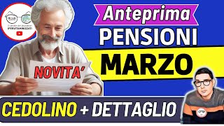 INPS⚠️ PENSIONI MARZO 2024➡ANTEPRIMA CEDOLINO NOVITà CIRCOLARE IRPEF AUMENTI NETTI IMPORTI DETTAGLIO [upl. by Jeminah99]