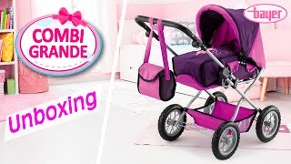 Combi Grande  Dolls Pram  Puppenwagen  Unboxing  Bayer Design [upl. by Eseneg]