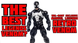 2024 Hasbro Marvel Legends WalMart Exclusive Retro Venom Figure LOTS OF POSING  COMPARISON WHOA [upl. by Egni274]