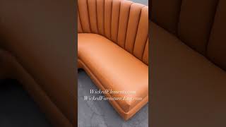 CustomMade Curved Back Banquette for Luxury Living interiordesign homedecor furniture banquette [upl. by Alletsirhc]