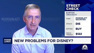 Rosenblatts Barton Crockett breaks down Disneys earnings [upl. by Aytac]