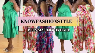 Know fashion style PLUS SIZE REVIEW TRY ON HAUL LEGIT KnowFashionStyleOfficial plussizefashion [upl. by Iatnohs53]