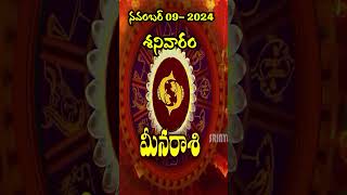 Meena Rasi మీన రాశి09th November 2024Saturdayశనివారం srinyavolgs [upl. by Suoivatnom]