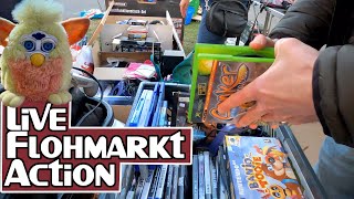 RTT 45  Saisonstart 2022 der Live Rheinauen Flohmarkt Action mit Vintage Toys und Retro Games [upl. by Eceirtal]