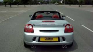 Toyota MR2 Roadster Performance Exhaust System by Cobra Sport Exhausts [upl. by Eillil]