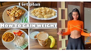 Low Budget Diet Plan For Weight Gain  Healthy Ways To Gain Weight  Mishti Pandey [upl. by Rramal]