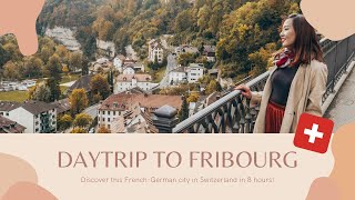 Daytrip to Fribourg Switzerland  Best Things to do in 8 Hours [upl. by Adiaros]