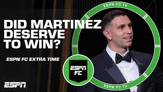 Did Emi Martinez deserve to win the Yashin trophy  ESPN FC Extra Time [upl. by Onabru]