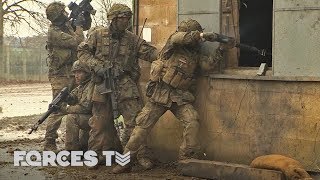 British And German Army Train Side By Side  Forces TV [upl. by Rehc]