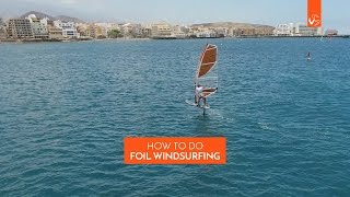 How to start foil windsurfing by Diony Guadagnino [upl. by Nehgaem]