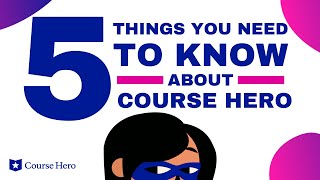 5 Things You Need To Know About Course Hero [upl. by Laehctim]