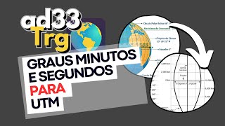 ad33Trg Graus Minutos e Segundos para UTM ad33geo txt geodesicas gms 📊🗺️ [upl. by Dnaltroc]