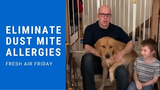 3 Simple Steps to eliminate dust mite allergies  Fresh Air Friday [upl. by Villiers278]