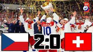 ČESKO VS ŠVÝCARSKO FINÁLE JSME MISTŘI SVĚTA  MISTROVSTVÍ SVĚTA V HOKEJI 2024 [upl. by Helga]