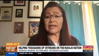 Navajo woman working to improve lives of 14K veterans on reservation [upl. by Ahtiekal]