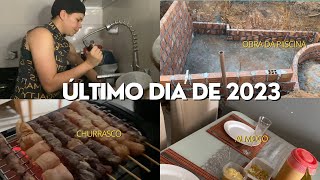 ÚLTIMO DIA DE 2023ALMOÇOCHURRASCO E A OBRA DA PISCINA por Jéssica Berenice [upl. by Anhsirk]