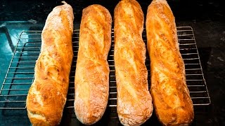 How to make French Baguettes at home [upl. by Yenffit]