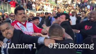 Fan ATTACKS Victor Ortiz after losing to Andre Berto [upl. by Llirret]