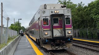 MBTA Commuter Rail on the NewburyportRockport Line  June 2023 [upl. by Terrej]