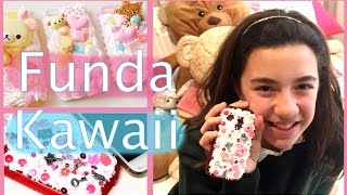 DIY Funda para el móvil casera con efecto nata Kawaii o decoden [upl. by Trimmer989]