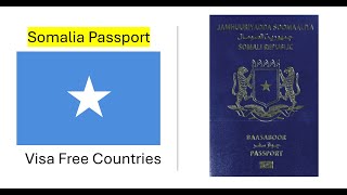 Somalia Passport Visa Free Countries 2024 [upl. by Ardnad801]