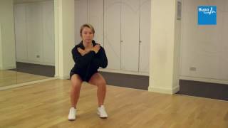 How to do a bodyweight squat  Bupa Health [upl. by Fusuy]