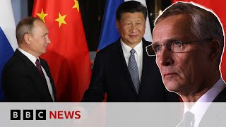 ChinaRussia relationship is concerning says Nato secretarygeneral  BBC News [upl. by Naut]